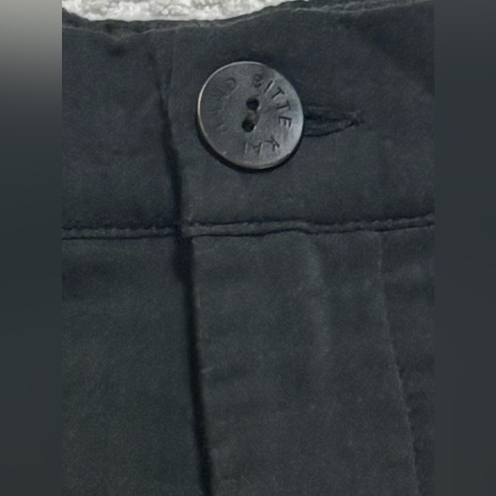 Bitte Kai Rand Size M Black Linen Blend Wide Legs High Rise Cullotte Pants - Picture 9 of 16
